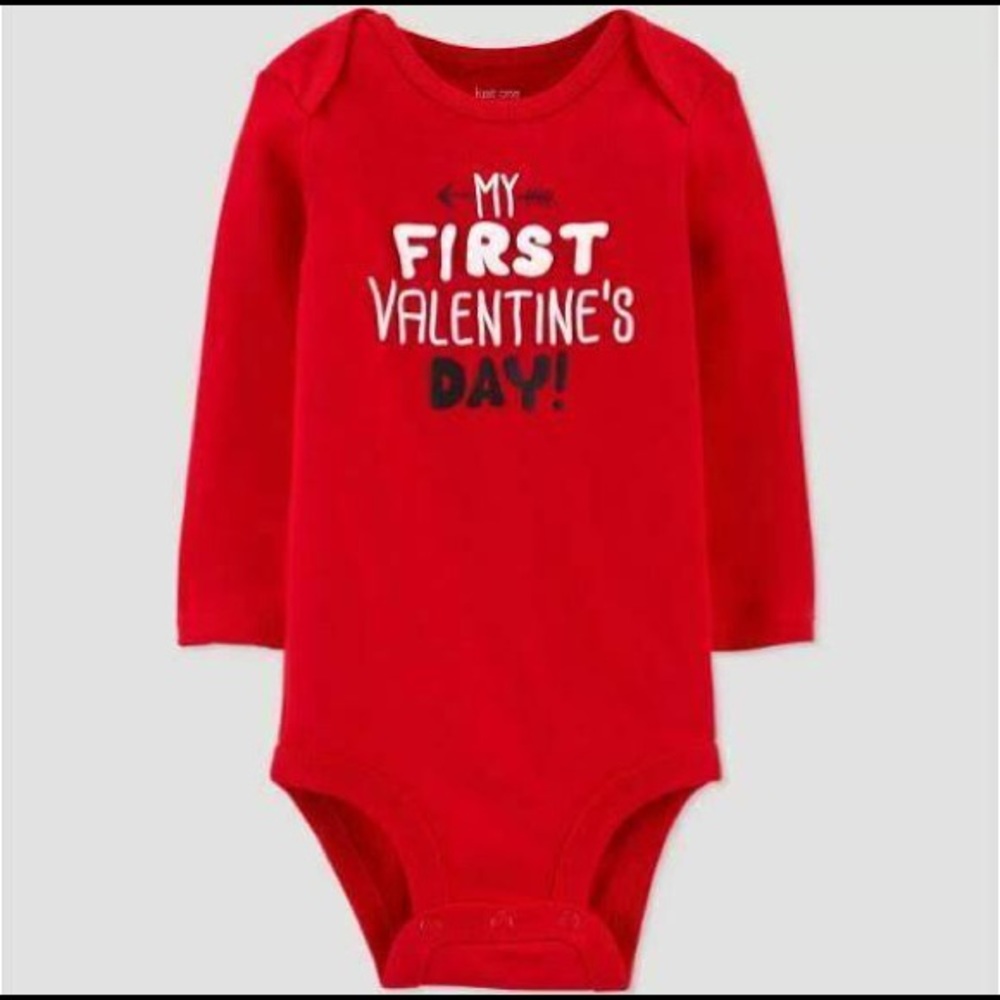 My First Valentine’s Day Newborn Onesie